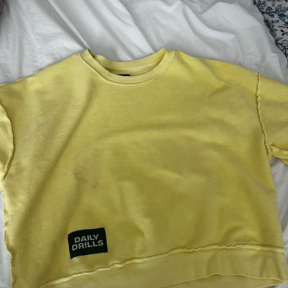 Daily Drills Yellow Sweatshirt